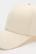 04651/ A Trip in a Bag Linen Baseball Cap 'Linen' Cream Mottled