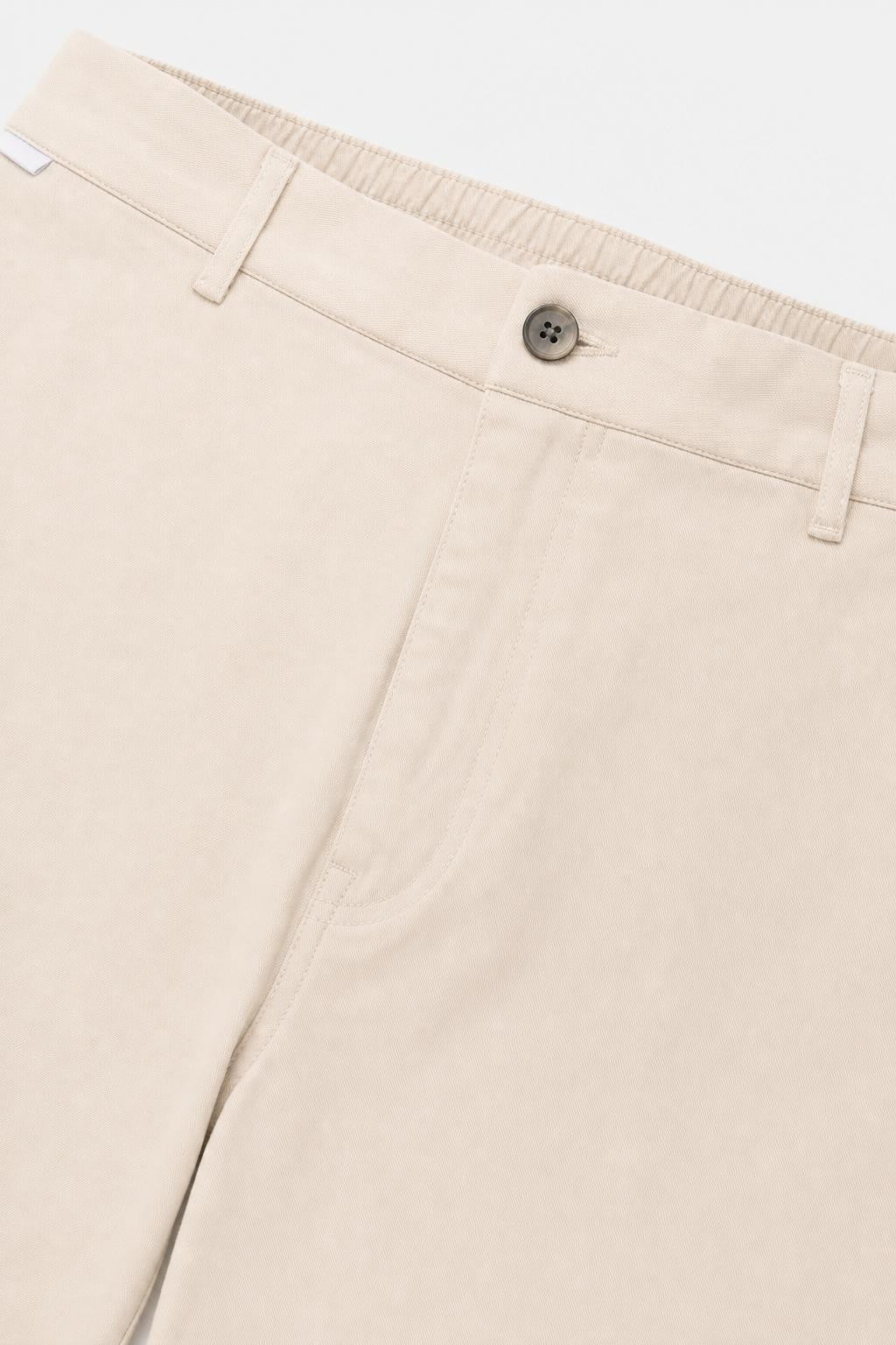 04651/ A Trip In A Bag Flex Light Cotton Jogger Pants Beige