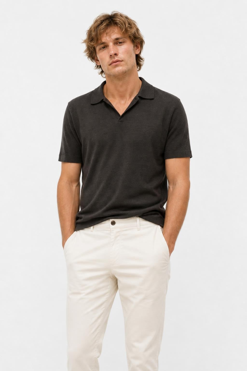 04651/ A Trip In A Bag Flex Light Cotton Jogger Pants Cream