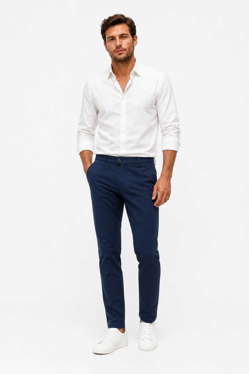 04651/ A Trip In A Bag Flex Light Cotton Jogger Pants Navy