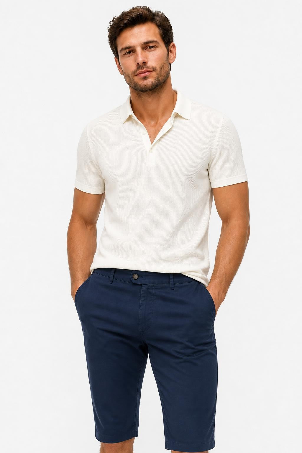 04651/ A Trip In A Bag Flex Light Cotton Jogger Pants Navy