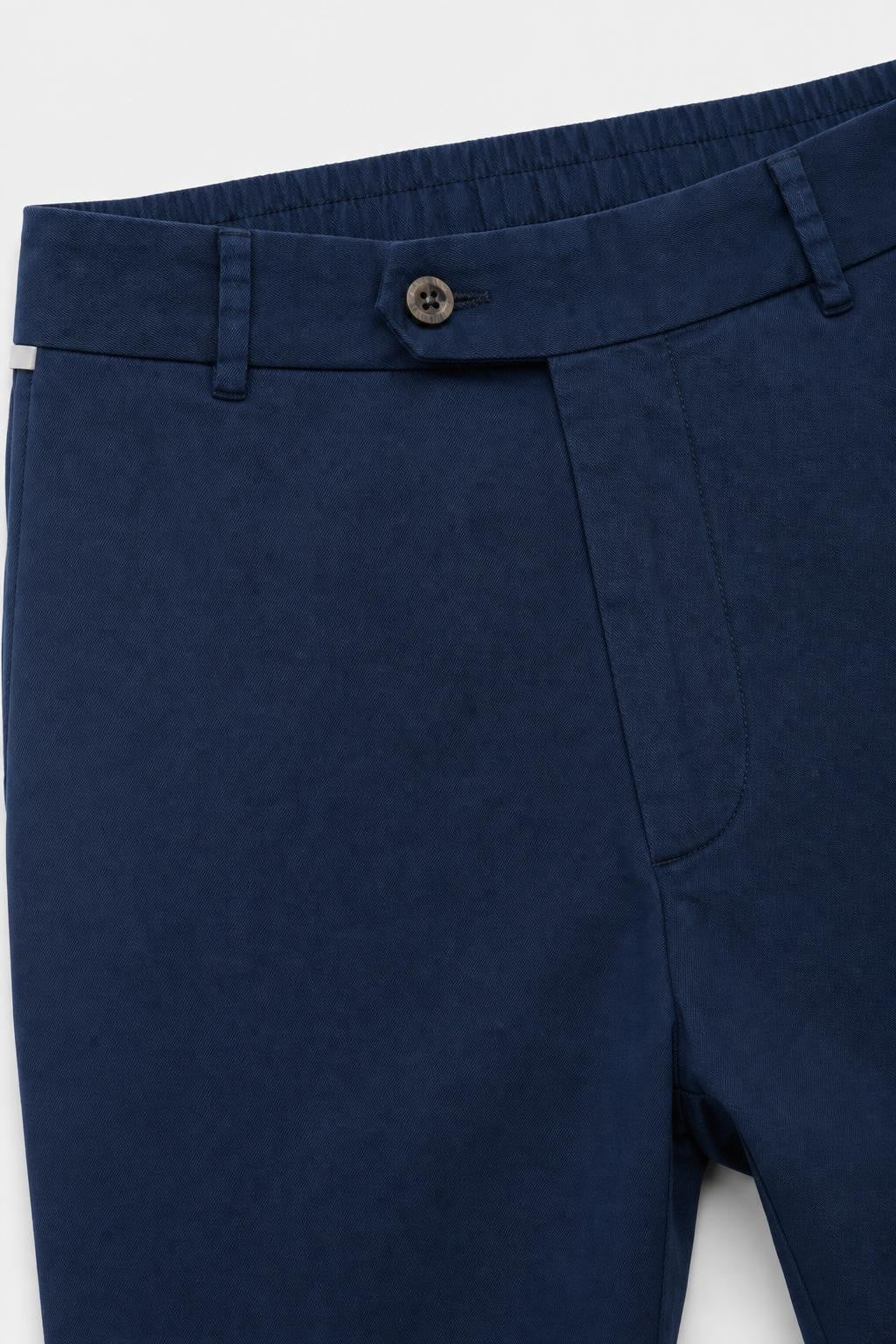 04651/ A Trip In A Bag Flex Light Cotton Jogger Pants Navy
