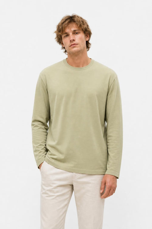 04651 A Trip in a Bag If Tee Long Sleeve Sage