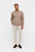04651 A Trip in a Bag If Tee Long Sleeve Taupe