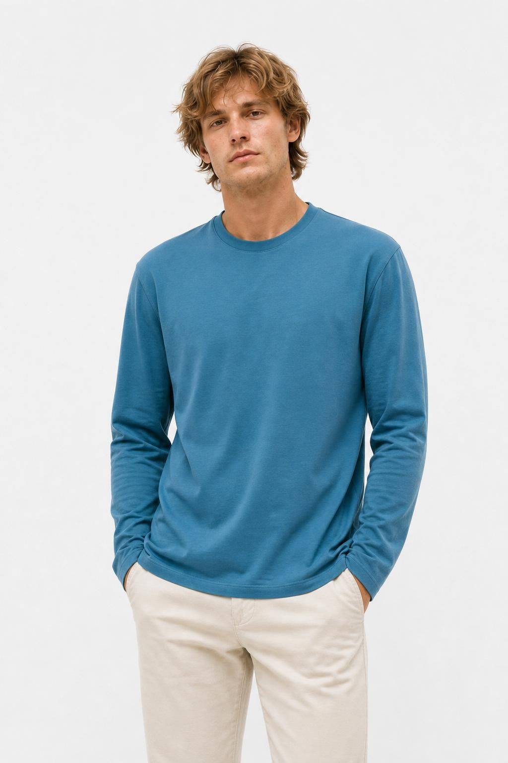 04651 A Trip in a Bag If Tee Long Sleeve Teal