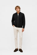 04651/ A Trip in a Bag Cotton Sweat Jacket 'IF Track' Black