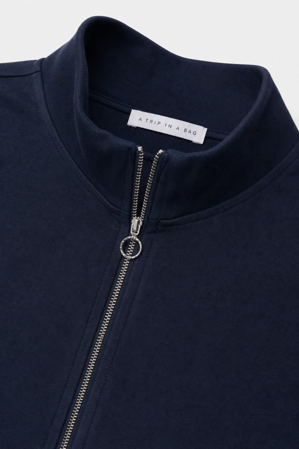 04651/ A Trip in a Bag Cotton Sweat Jacket 'IF Track' Navy