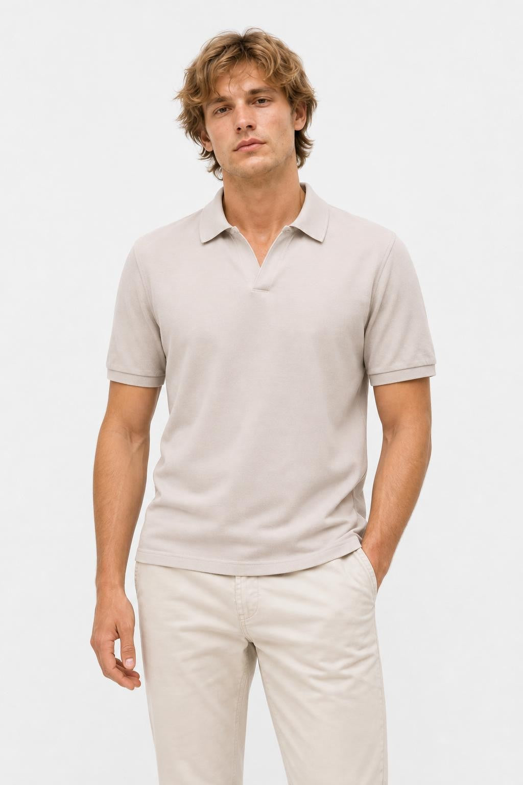 04651/ A Trip in a Bag Polo Shirt 'Johnny' Anthracite
