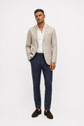 04651/ A Trip In A Tasche Leinen Pants Navy