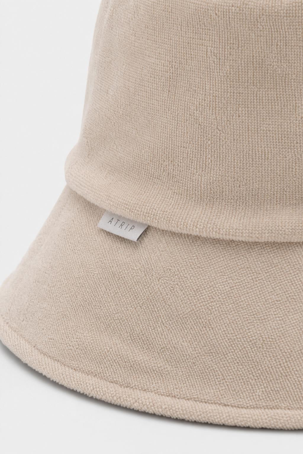04651/ A Trip in a Bag Reversible Terry Bucket Hat Beige