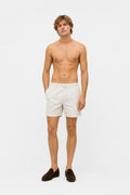 04651/ A Trip in a Bag Seersucker Swim Shorts Light Grey / White Striped