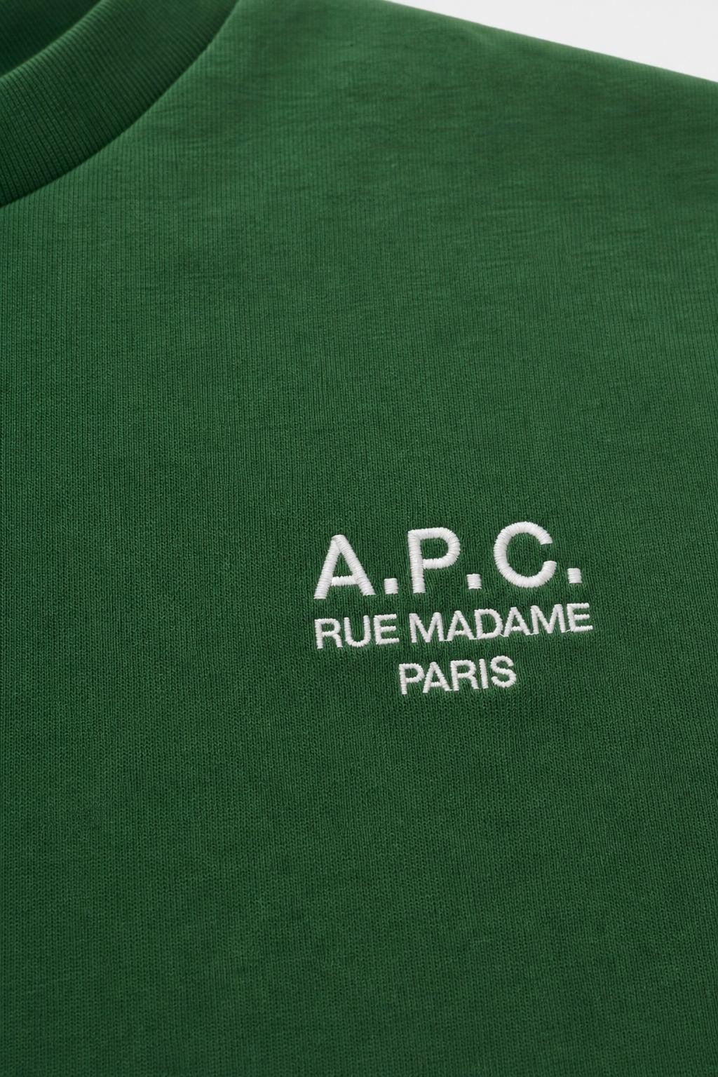 A.P.C. Standard Rue Madame T-Shirt Green