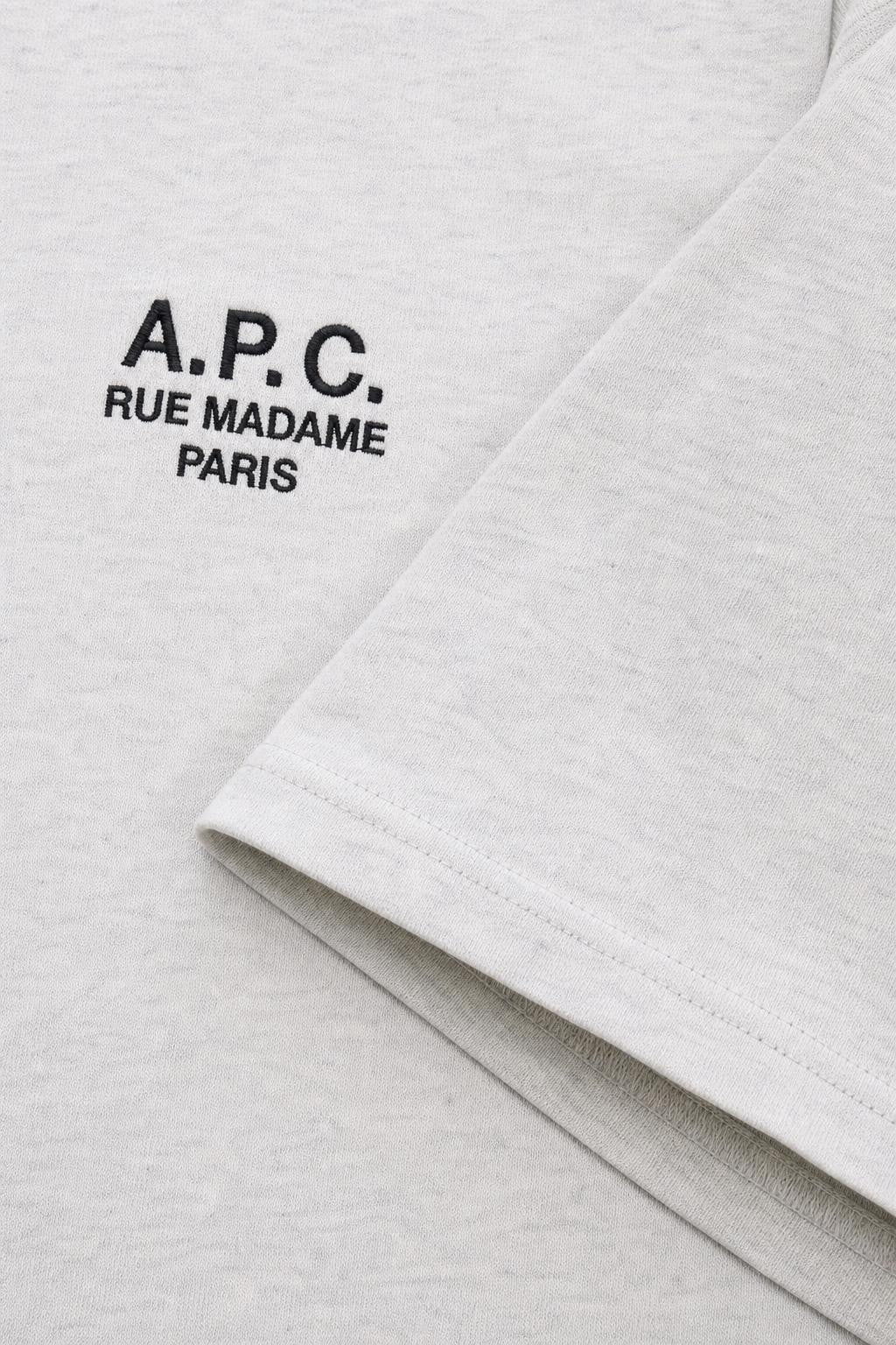A.P.C. Standard Rue Madame T-Hemd Hellgrau
