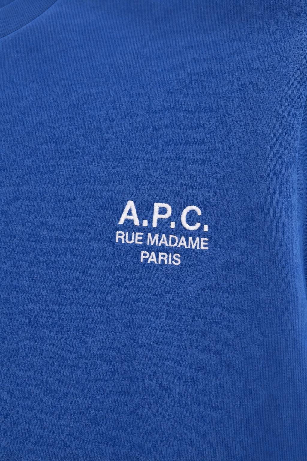 A.P.C. T-Shirt 'Standard Rue Madame' Blue