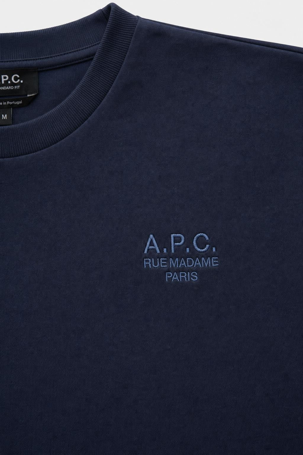 A.P.C. T-Shirt 'Standard Rue Madame' Dark Blue