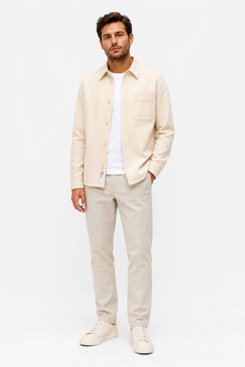 A.P.C. Overshirt Sand Mottled