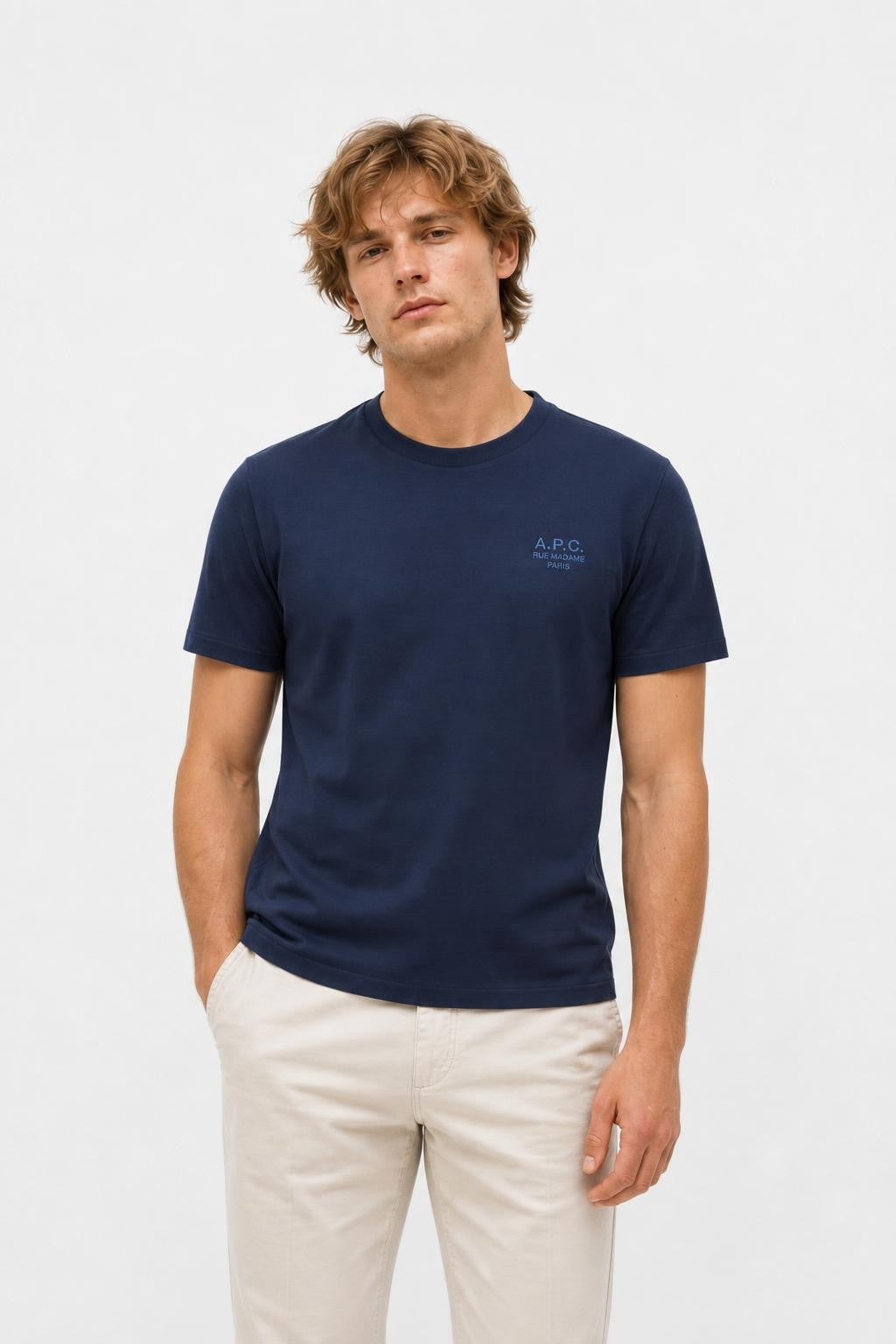 A.P.C. T-Shirt 'Standard Rue Madame' Dark Blue