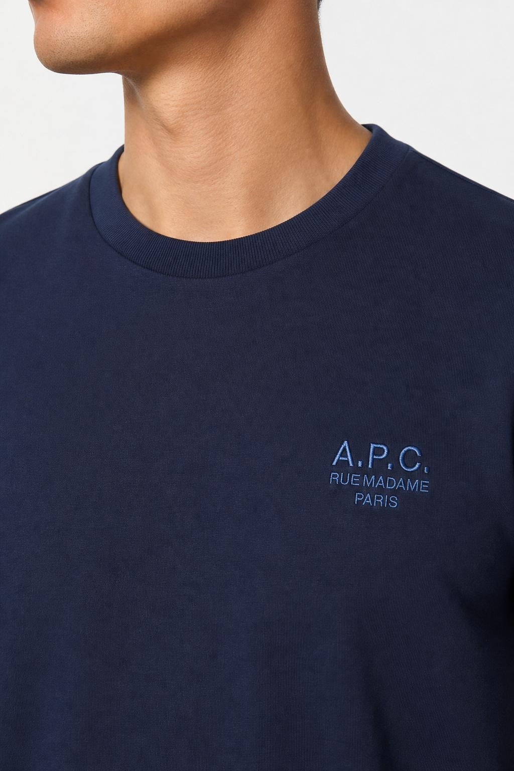 A.P.C. T-Shirt 'Standard Rue Madame' Dark Blue