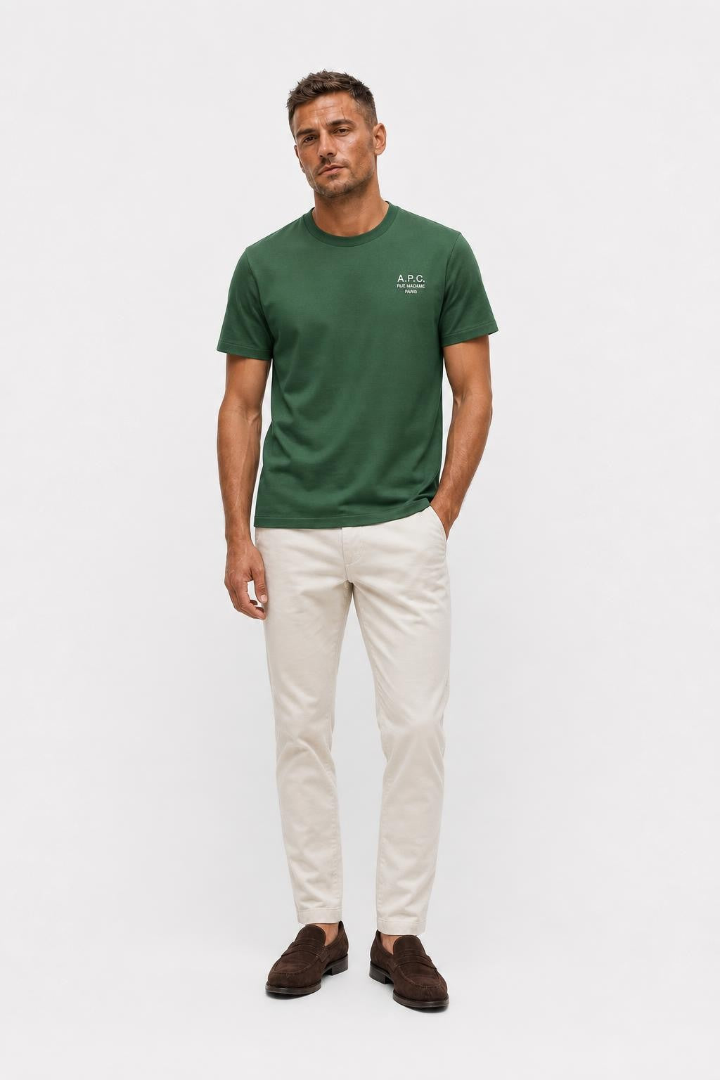 A.P.C. Standard Rue Madame T-Shirt Green