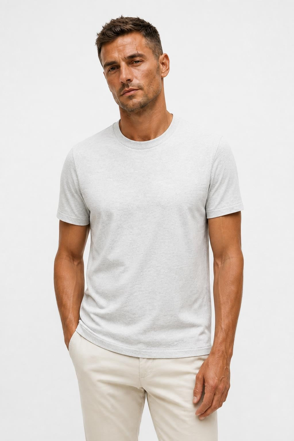 A.P.C. Standard Rue Madame T-Hemd Hellgrau