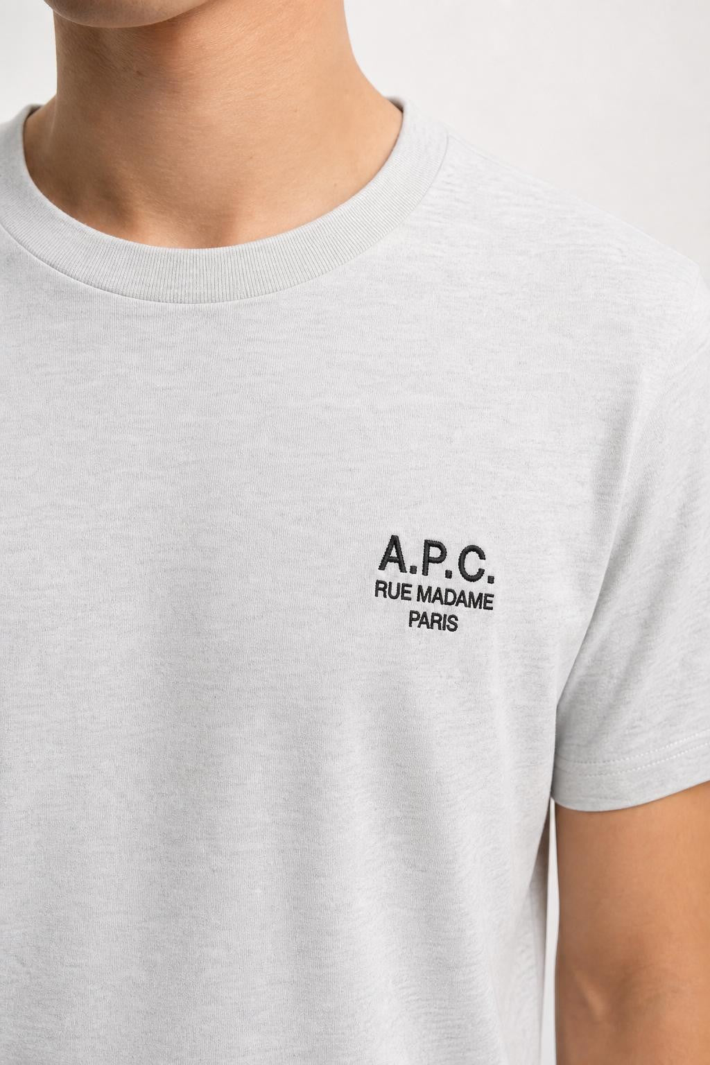 A.P.C. Standard Rue Madame T-Hemd Hellgrau