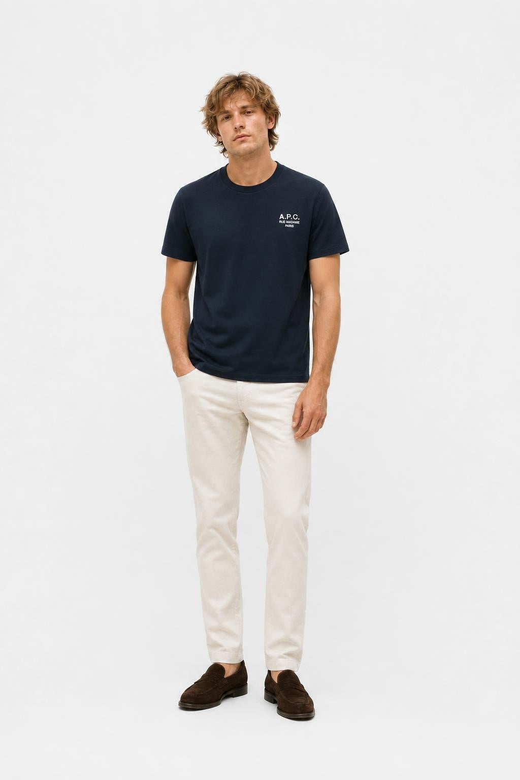 A.P.C. Standard Rue Madame T-Shirt Navy