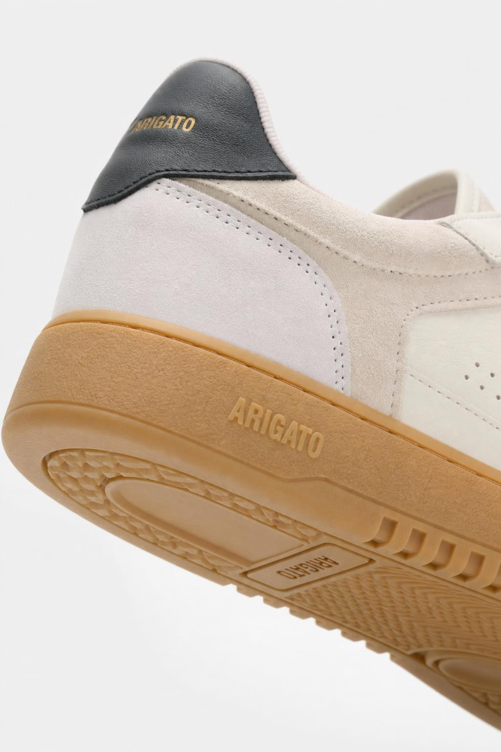 Axel Arigato Leather Sneakers 'Dice T-Toe' Cream/Light Grey