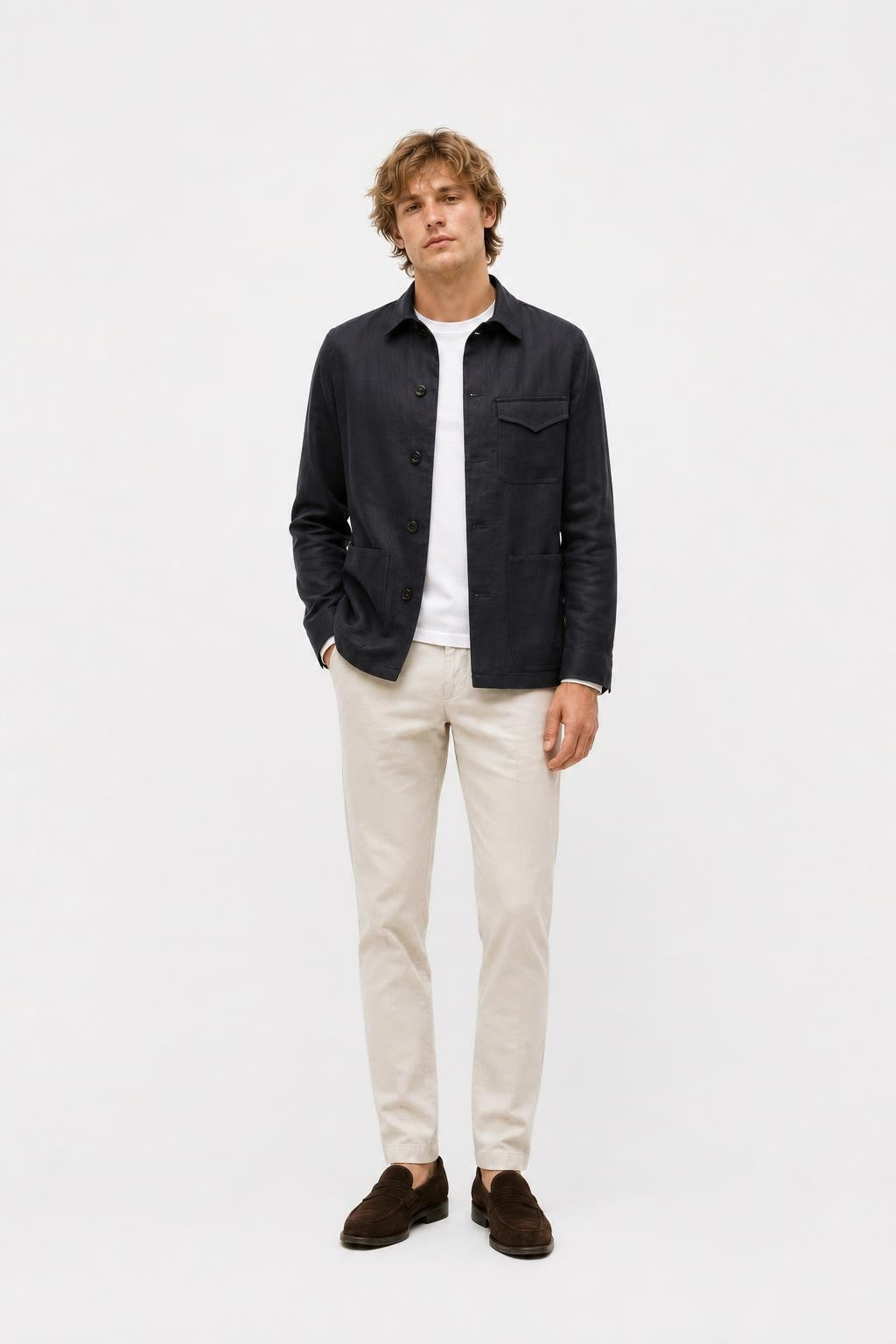 Boglioli K. Jacket Cotton Blazer Navy