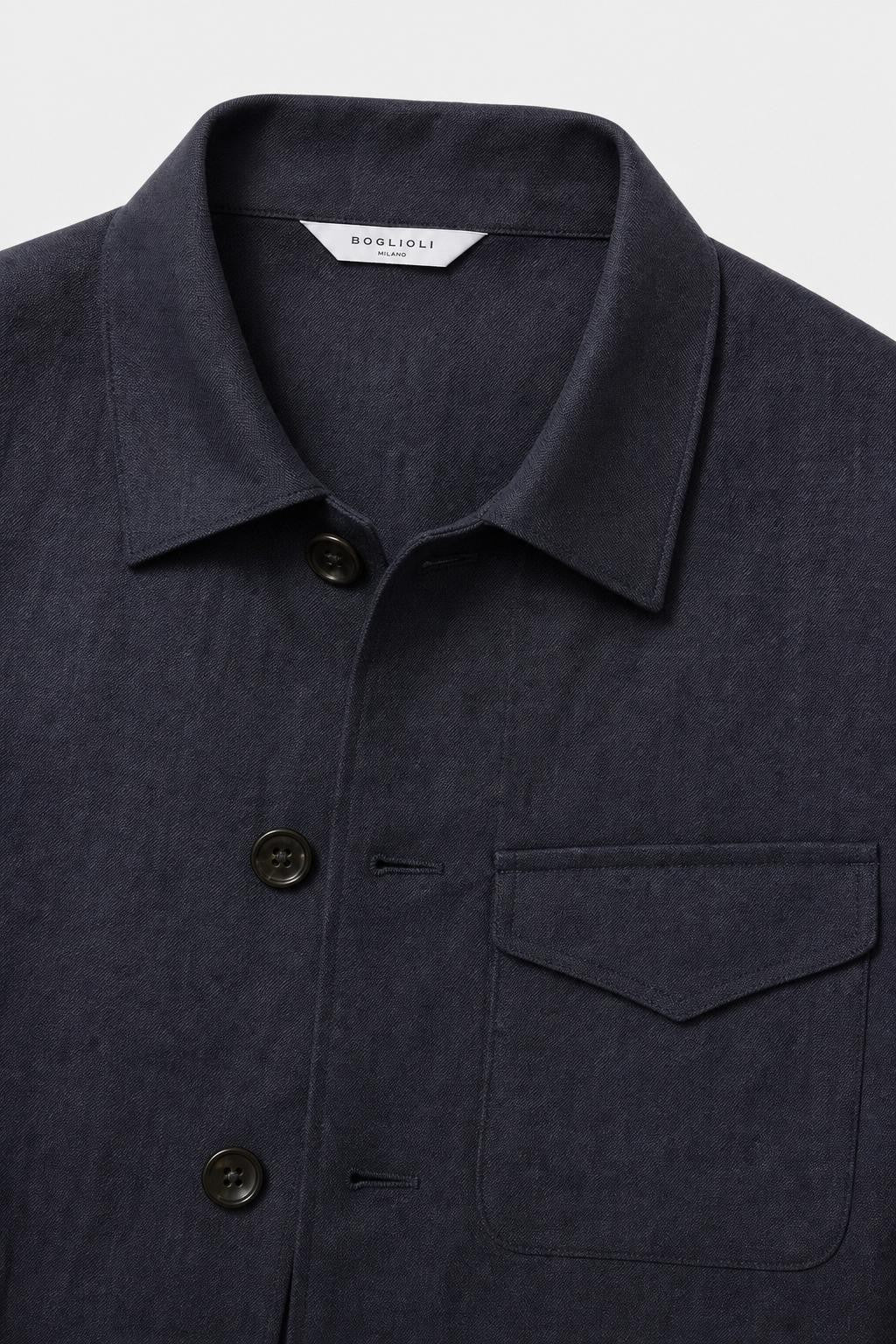 Boglioli K. Jacket Cotton Blazer Navy