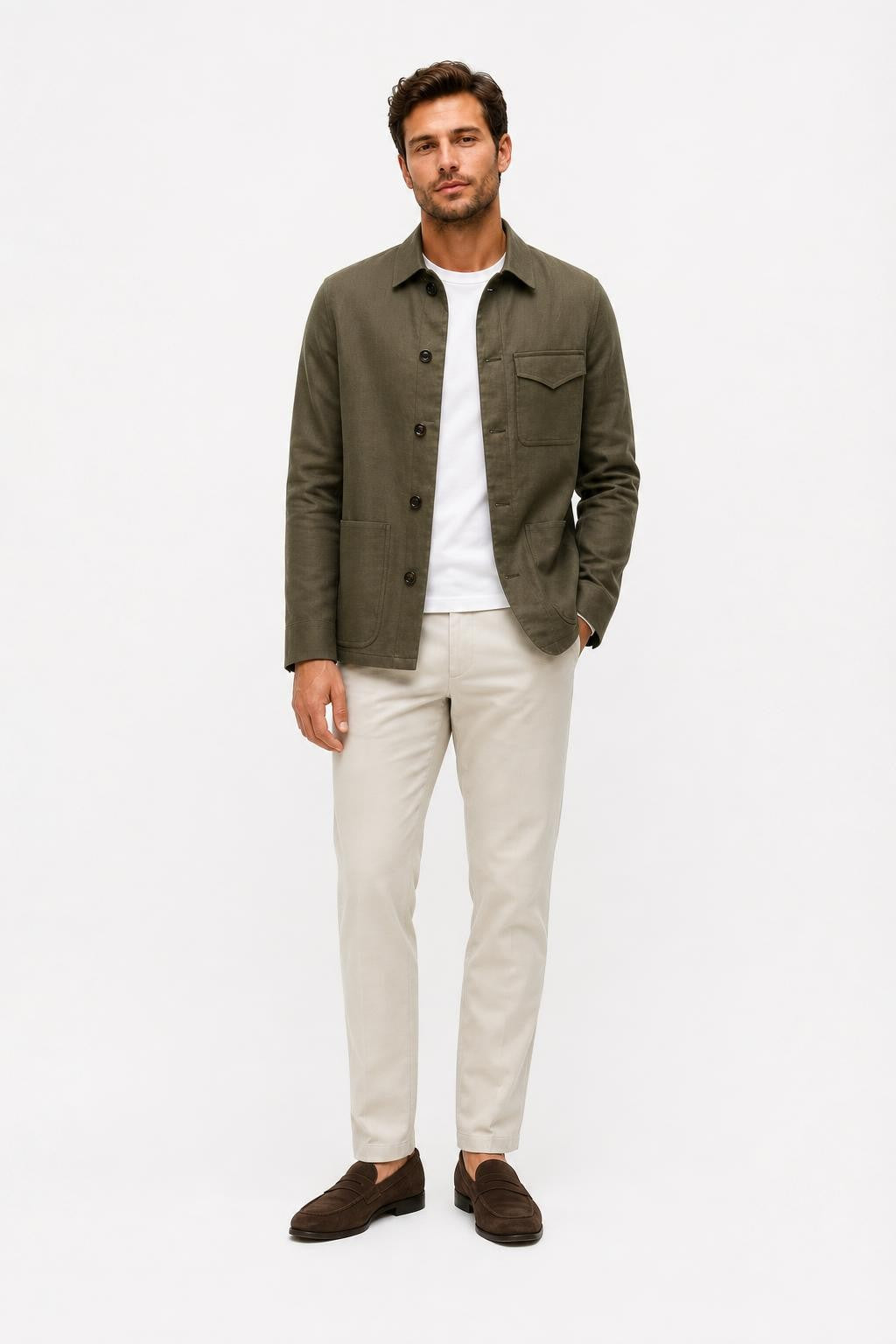 Boglioli K. Jacket Cotton Blazer Olive