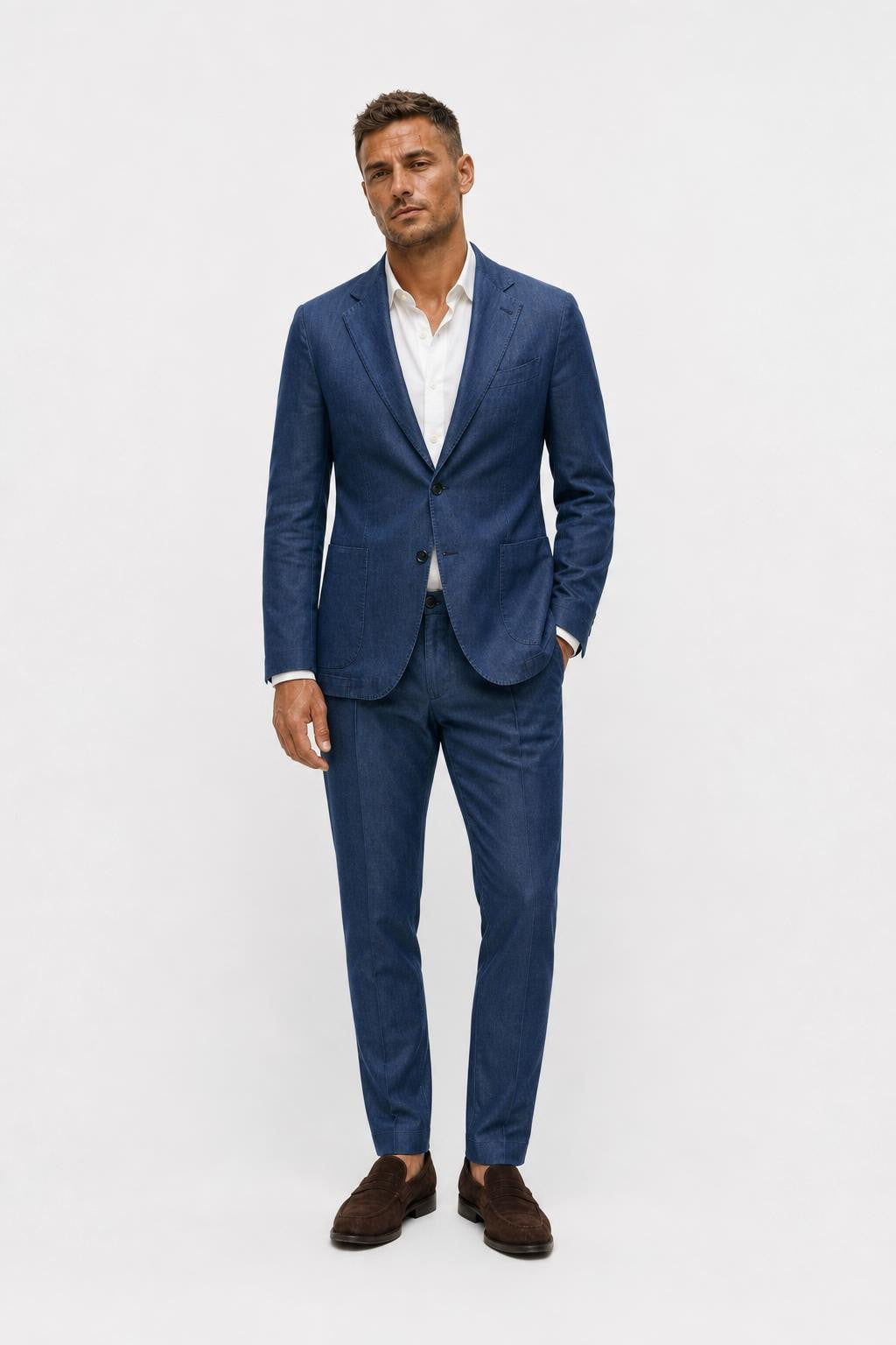 Briglia 1949 Suit 'Greco' Dark Blue