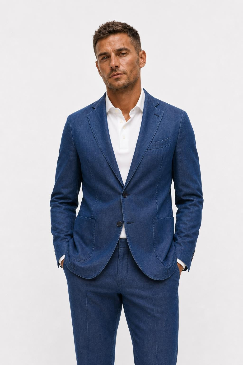 Briglia 1949 Suit 'Greco' Dark Blue