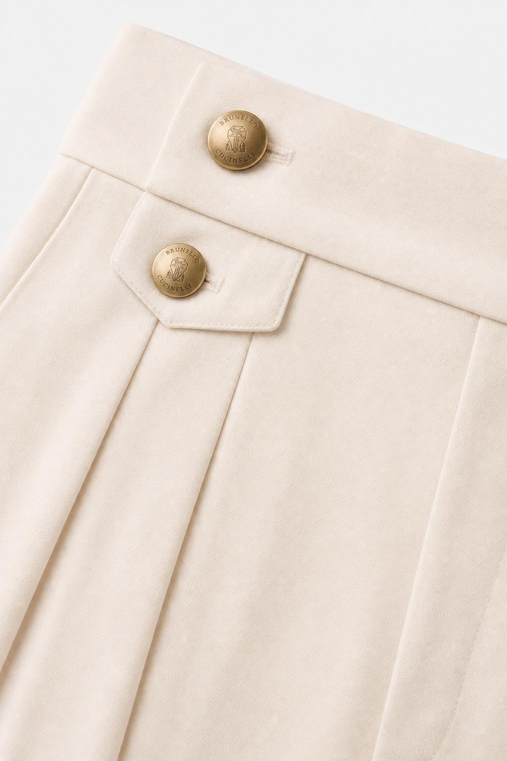 Brunello Cucinelli Cashmere Cardigan Cream