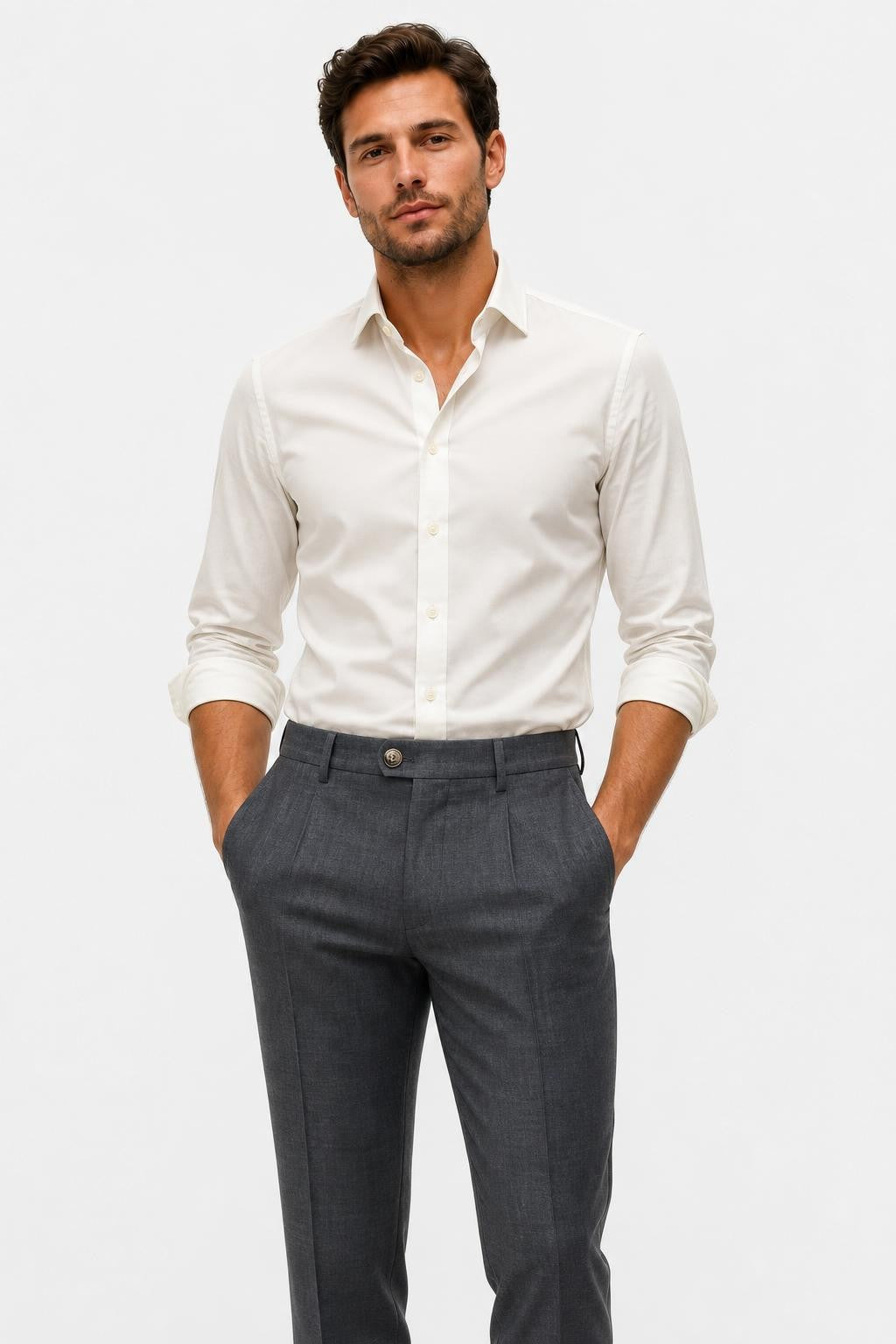 Brunello Cucinelli Traditional Fit Denim Jeans Navy