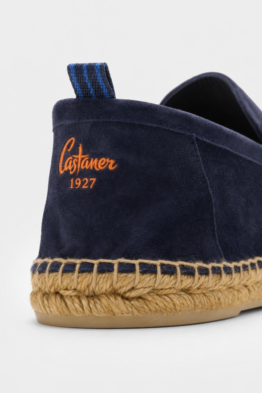 Castañer Suede Espadrilles 'Nino T' Navy