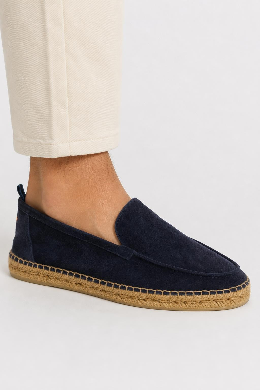 Castañer Suede Espadrilles 'Nino T' Navy