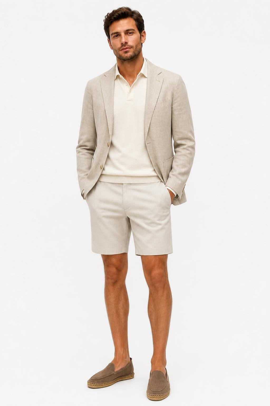 Castañer Suede Espadrilles 'Nino T' Taupe