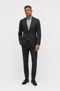 Cesare Attolini Suit 'Drop 7' Dark Grey/Light Grey Striped