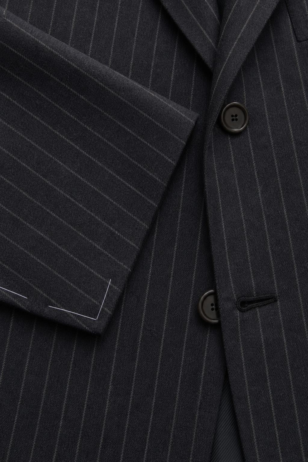 Cesare Attolini Suit 'Drop 7' Dark Grey/Light Grey Striped