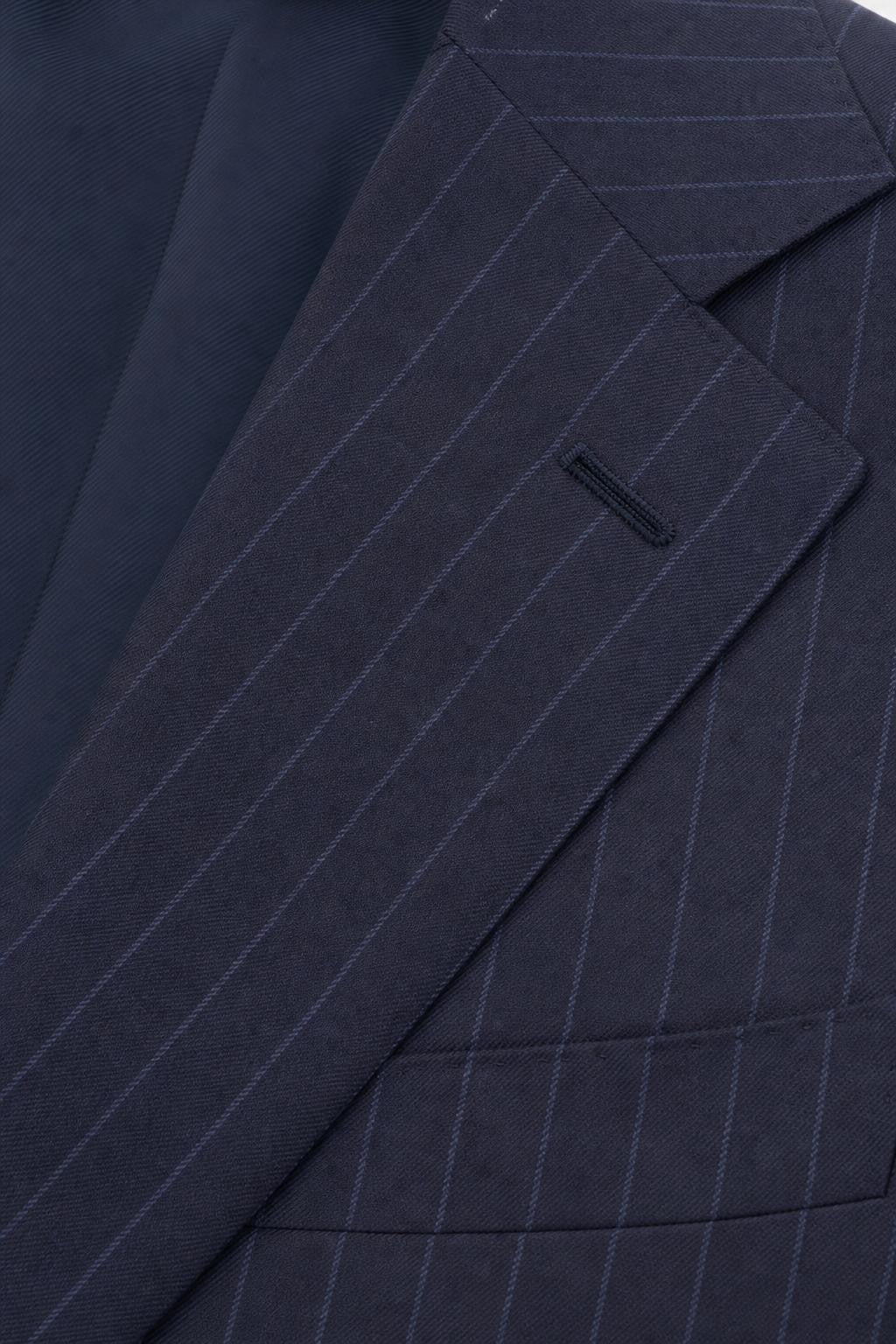 Cesare Attolini Suit Navy Striped
