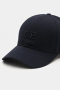 C.P. Company Cotton Baseball Cap Navy