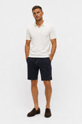 C.P. Company Cotton Cargo Sweat Shorts Dark Navy