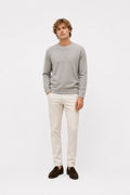 C.P. Company Wool Blend Crew Neck Jumper Grey