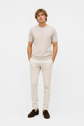 C.P. Company Short Sleeve Wool Blend Jumper Grey