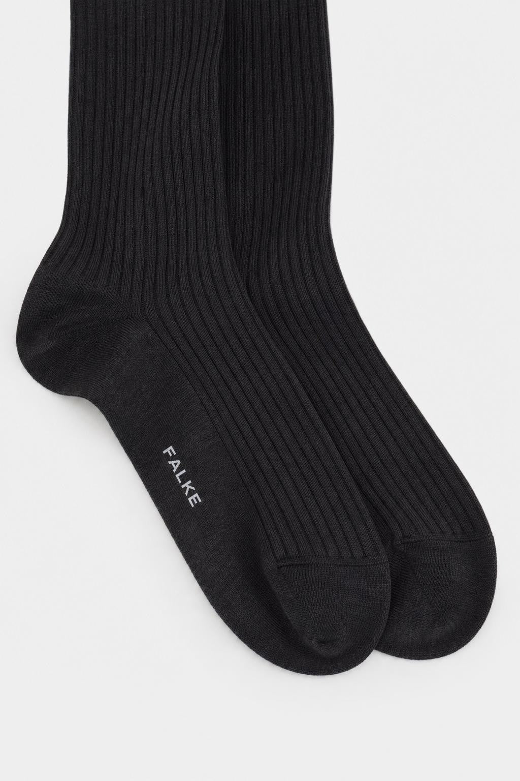 Falke Egyptian Cotton Knee High Sock 'No. 10' Dark Grey
