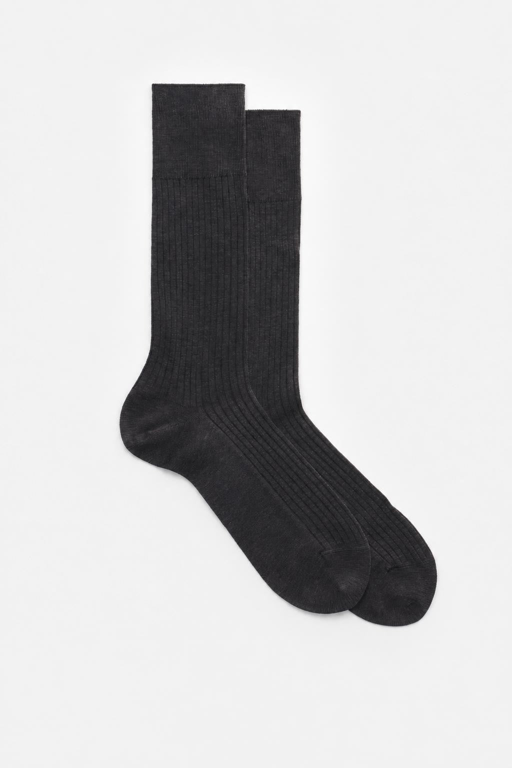 Falke Egyptian Cotton Sock 'No. 10' Dark Grey