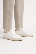 Filling Pieces Leather Sneakers 'Mondo Crumbs' White
