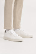 Filling Pieces Leather Sneakers 'Tiebreak Core' White