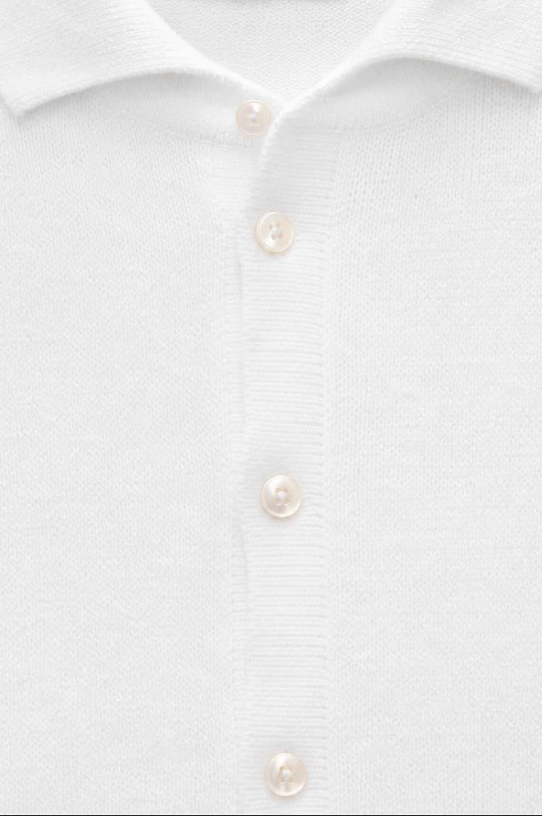 Fioroni Wool Cardigan White