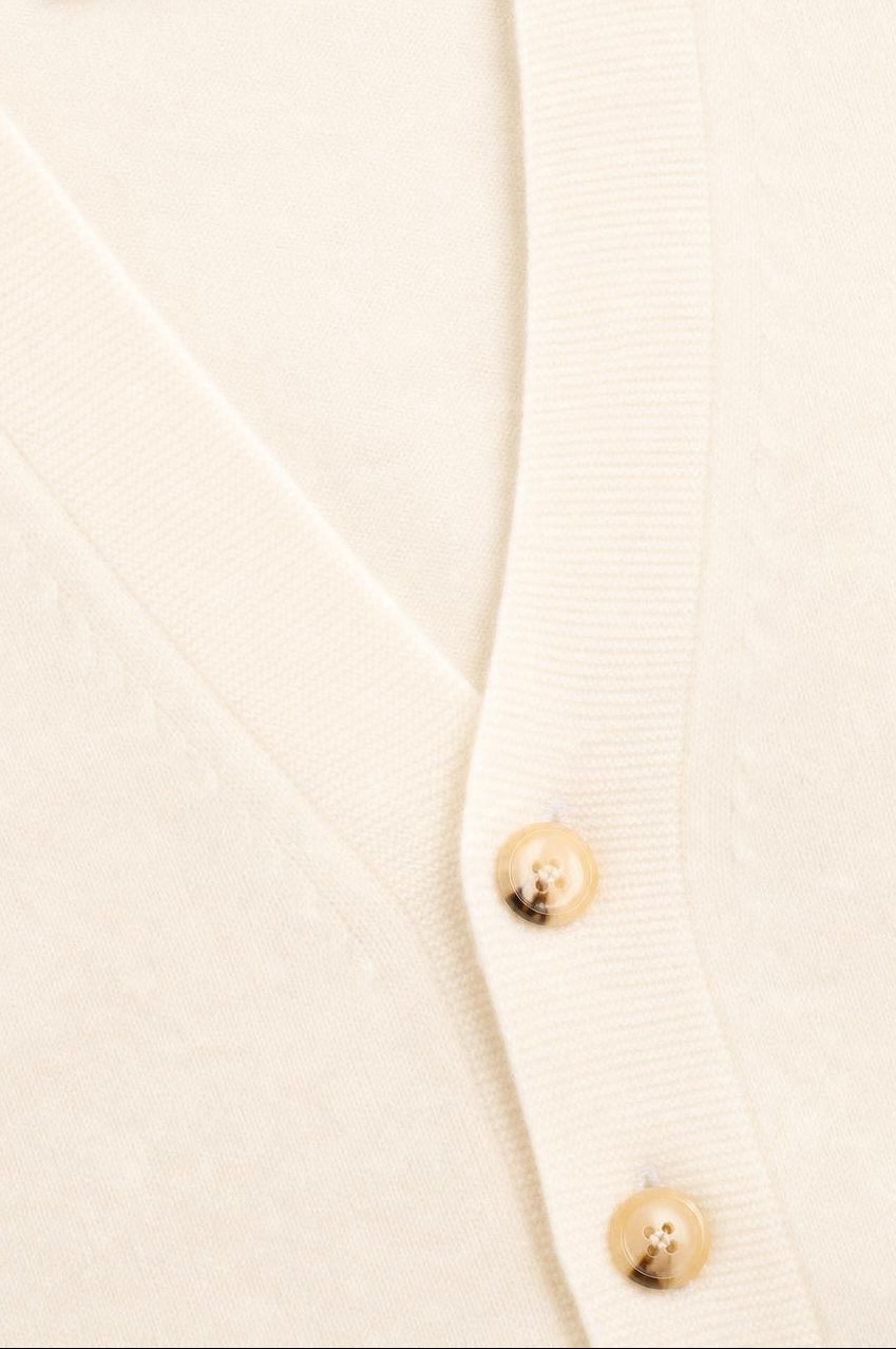 Fioroni Kaschmir Cardigan Creme